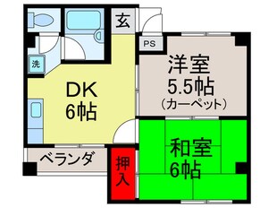 グレース布施の物件間取画像